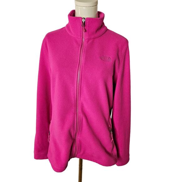 Women's North Face Zippered Fleece Size Large - Picture 1 of 10